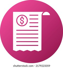 Vector Design Invoice Icon Style