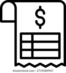 Symbolstil für Vectordesign-Rechnung