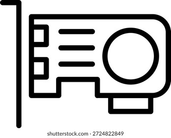 Vector Design IO Card Icon Style