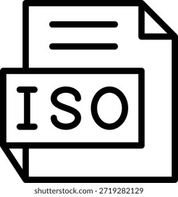 Vector Design ISO Icon Style