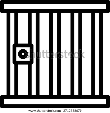 Vector Design Jail Icon Style