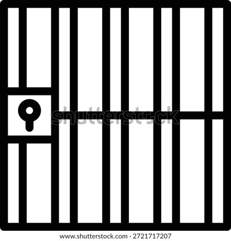 Vector Design Jail Icon Style