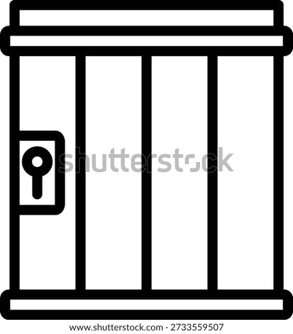 Vector Design Jail Icon Style