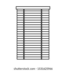 Vector design of jalousie and roll icon. Web element of jalousie and bamboo vector icon for Stock.