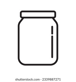 Vector design of jars, icons and graphic designs