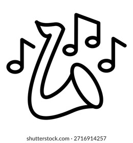 Estilo de icono de Jazz de diseño de Vector