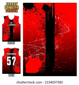 Vektordesign für Jersey-Druck- und Sublimationsstoffe. geeignet für Sportmannuniformen