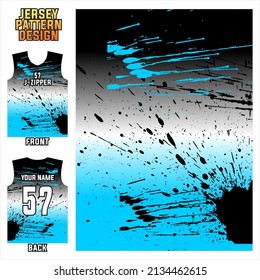 vector design for jersey printing and sublimation fabrics. suitable for sports team uniforms