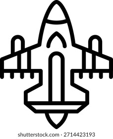 Vector Design Jet Icon Style