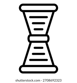 Estilo del icono del jigger del diseño del Vector