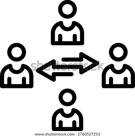 Vector Design Joint Venture Icon Style