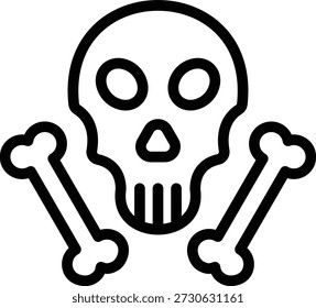 Vector Design Jolly Roger Icon Style