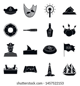 Vector design of journey and seafaring symbol. Set of journey and adventure stock vector illustration.