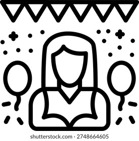 Vector Design Jovial Jollification Icon Style