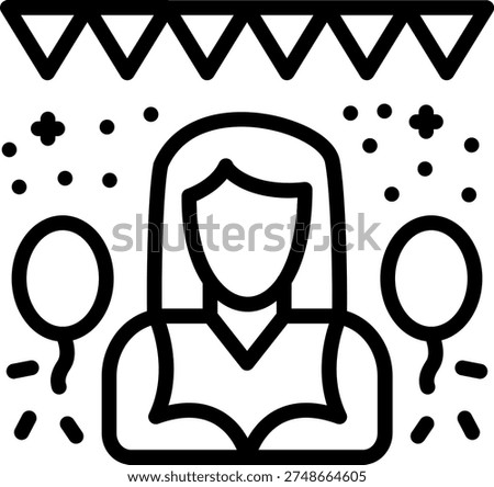 Vector Design Jovial Jollification Icon Style
