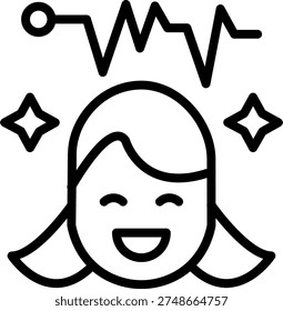 Vector Design Jovial Spark Icon Style