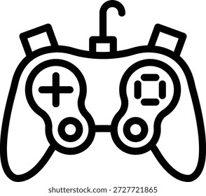 Estilo de icono de joystick de diseño de Vector