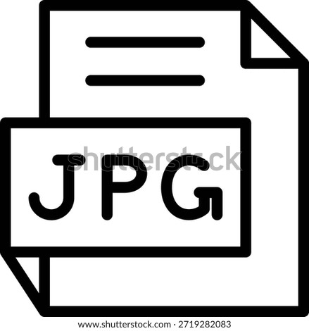 Vector Design JPG Icon Style
