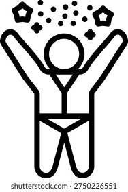 Vector Design Jubilate Icon Style