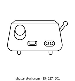 Vector design of juicer and machine icon. Graphic of juicer and process stock vector illustration.