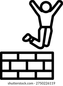 Vector Design Jumpy Icon Style