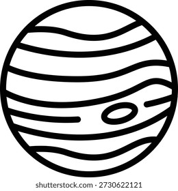 Diseño de Vector Júpiter Icon Style