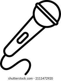 Vector Design Karaoke Icon Style