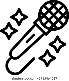 Diseño de Vector Karaoke Icon Style