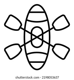 Vector Design Kayak Icon Style