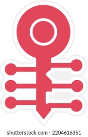 Vector Design Key Icon Style