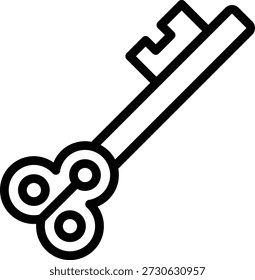 Estilo de icono de clave de diseño de Vector
