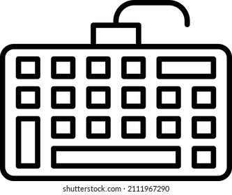 Vector Design Keyboard Icon Style