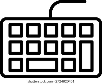 Tastatursymbolstil für Vektordesign