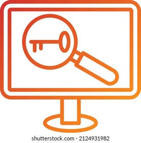 Vector Design Keyword Icon Style