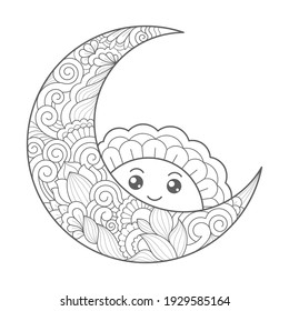 diseño vectorial para niños coloreados libro. Este diseño también es muy adecuado para las camisetas infantiles