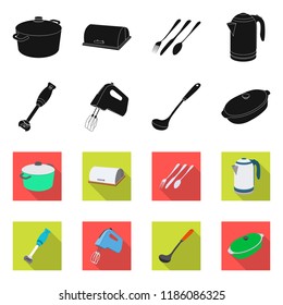 Vector design of kitchen and cook icon. Collection of kitchen and appliance vector icon for stock. Vector design of kitchen and cook icon. Collection of kitchen and appliance vector icon for stock.