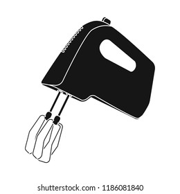Vector design of kitchen and cook symbol. Collection of kitchen and appliance stock symbol for web.