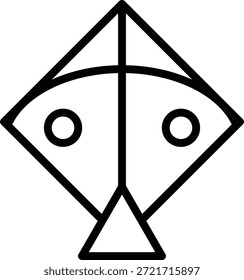 Vektordesign Drachen-Symbolstil