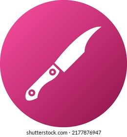 Estilo de icono de Knife de diseño de vectores
