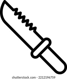 Vector Design Knife Icon Style