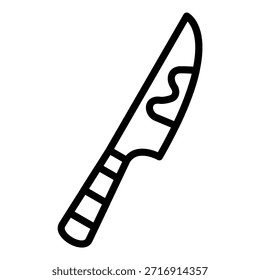 Vector Design Knife Icon Style