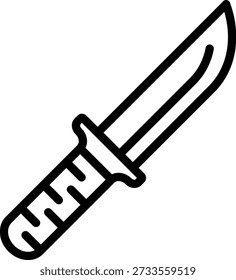 Vector Design Knife Icon Style