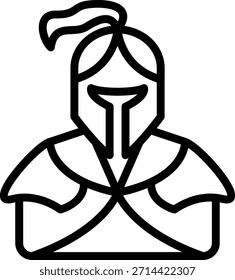 Vector Design Knight Icon Style