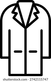 Vector Design Lab Coat Icon Style