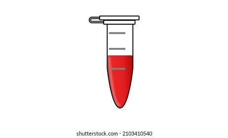 Vector design of Lab reaction Tube
