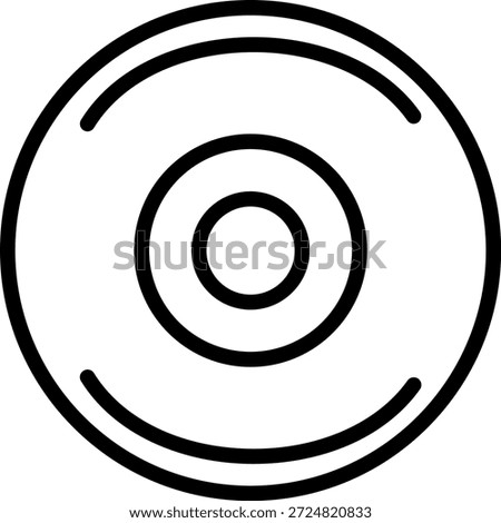 Vector Design LabelFlash Disc Icon Style