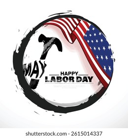Vector design of Labor Day, illustration of labour day design, beautiful background of construction sites.