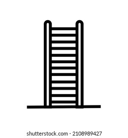 vector design, ladder icon or symbol