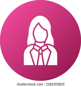 Vector Design Lady Rechtsanwaltssymbol