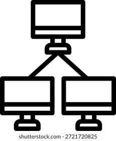 Vector Design LAN Icon Style